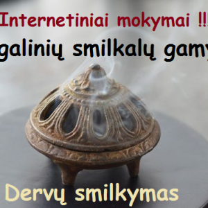 AUGALINIŲ SMILKALŲ GAMYBA, 1,5 val. – Nuotoliniai mokymai